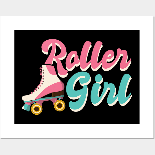 Roller Girl - Roller Skating - Skater Wall Art by Peco-Designs